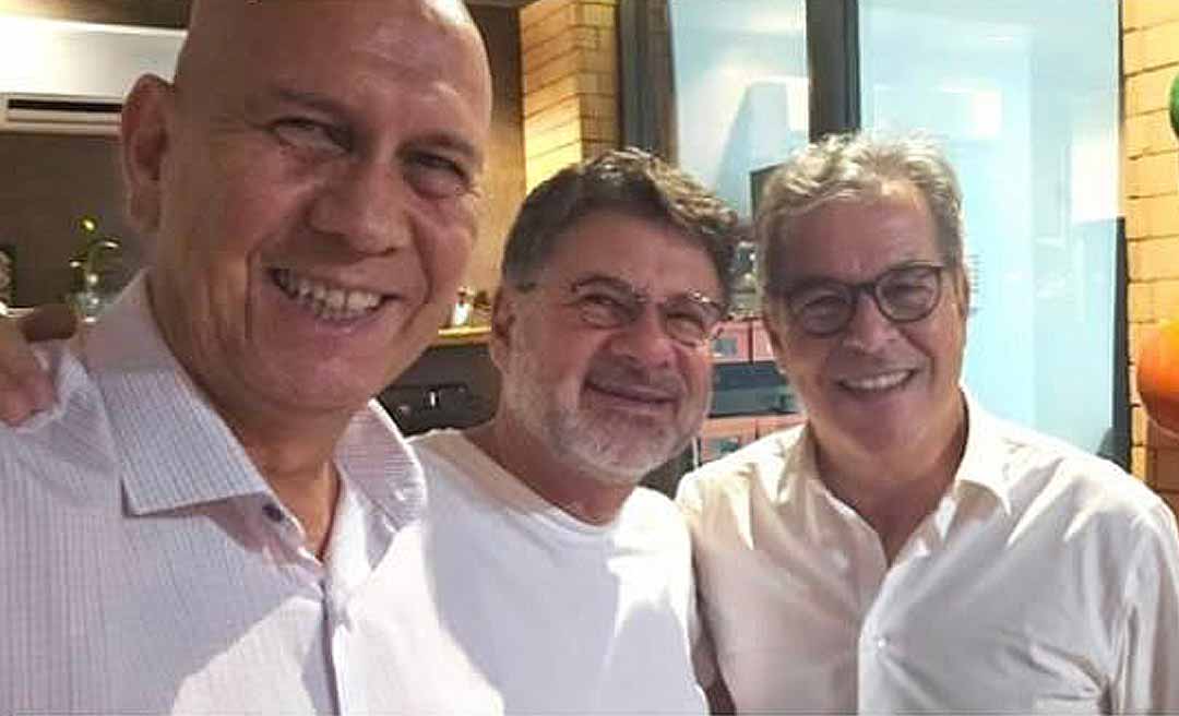 Após o NH revelar a possibilidade de Binho ou Angelim compor chapa em 2026, Jorge Viana se reúne com Binho e Aníbal