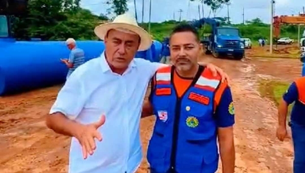 Após Rio Branco ficar sem água por causa de balseiros, Bocalom vai à ETA e assegura retorno da distribuição: “Estamos resolvendo”