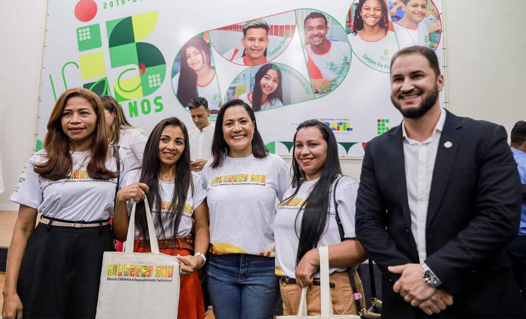 Vice-governadora Mailza destaca programa Mulheres Mil em evento no IFAC: “Educação é caminho para a liberdade”