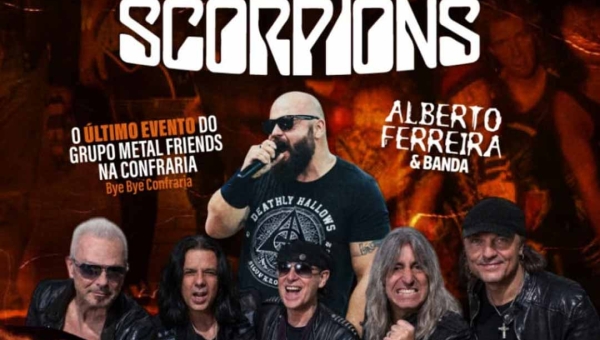 Tributo ao Scorpions marca despedida do grupo Metal Friends da Confraria Gastrobar neste sábado