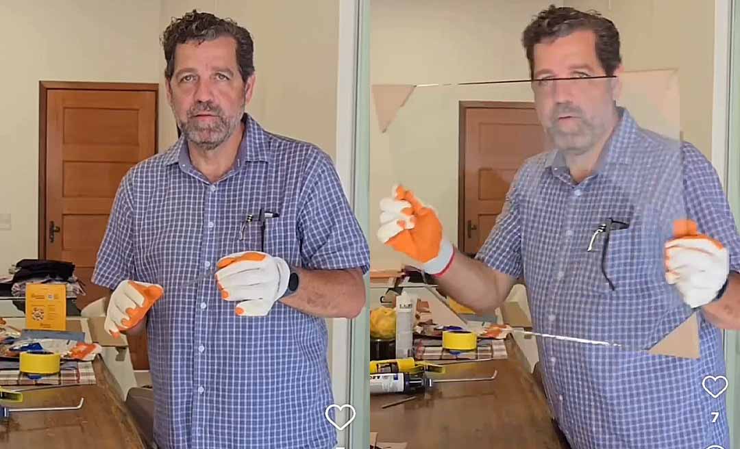 Ex-vice-governador do Acre, Major Rocha, retoma hobby como aquarista e ensina seguidores a montar aquários