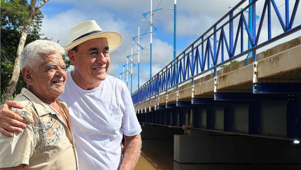 Nova ponte tira Judia do isolamento e prefeitura garante mobilidade na cheia do Rio Acre