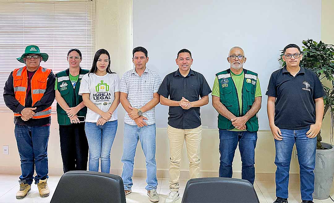 Prefeito Jerry Correia se reúne com Iteracre para avançar na regularização fundiária em Assis Brasil