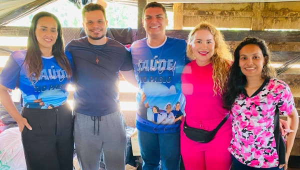 Deputado Tio Pablo leva atendimentos de saúde a mais de 1000 moradores do Rio Iaco