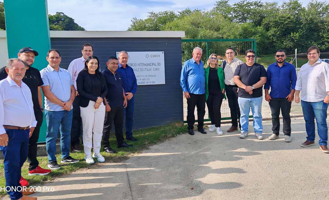 Prefeitos do Acre firmam parceria com consórcio modelo de Santa Catarina para aprimorar gestão de resíduos sólidos