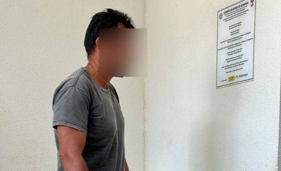 Homem investigado por estupro em Feijó é capturado em Jaci Paraná, no estado de Rondônia