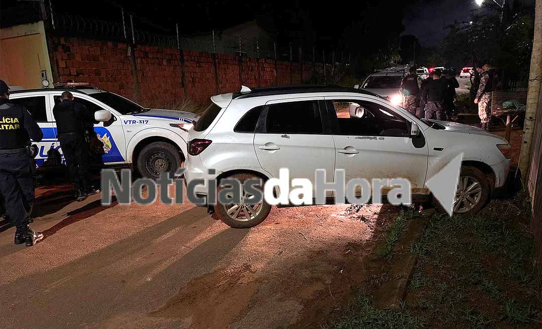Perseguição policial termina com homem preso e veículo roubado recuperado em Rio Branco