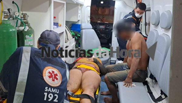 Mulher atropela marido e suposta amante e capota carro no Ramal da Piçarreira, zona rural de Rio Branco