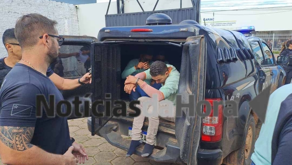 Cinco funcionários terceirizados da cozinha do presídio de Rio Branco são presos por tentativa de tráfico