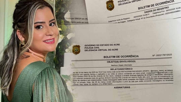 Comerciante de Rio Branco tem conta hackeada e golpistas usam inteligência artificial para enganar vítimas