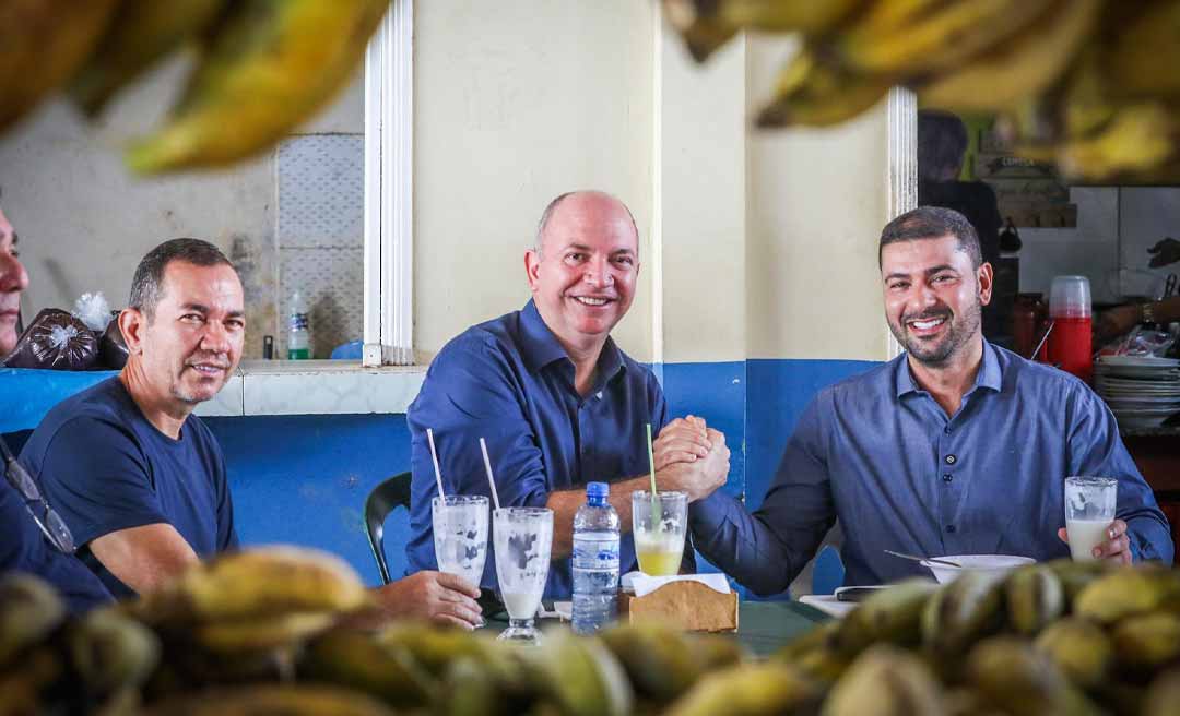 Prefeito de Sena Madureira recebe Nicolau Jr com café da manhã e apresenta construção de casas