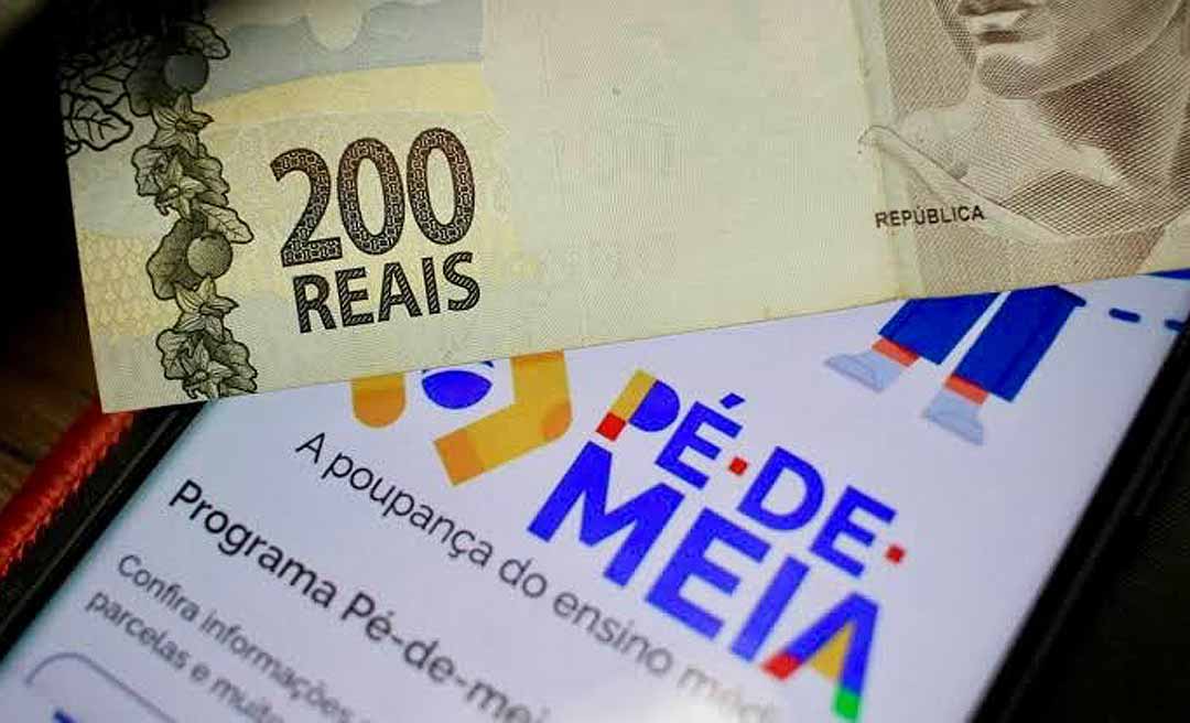 Estudantes do ensino médio da rede pública começam a receber primeira parcela do do programa Pé-de-Meia 2025
