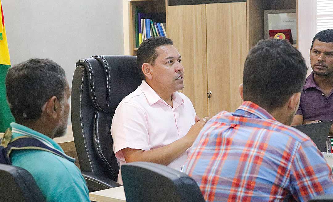 Prefeito Jerry Correia recebe vereador e comunidade para tratar de melhorias no Ramal do 88
