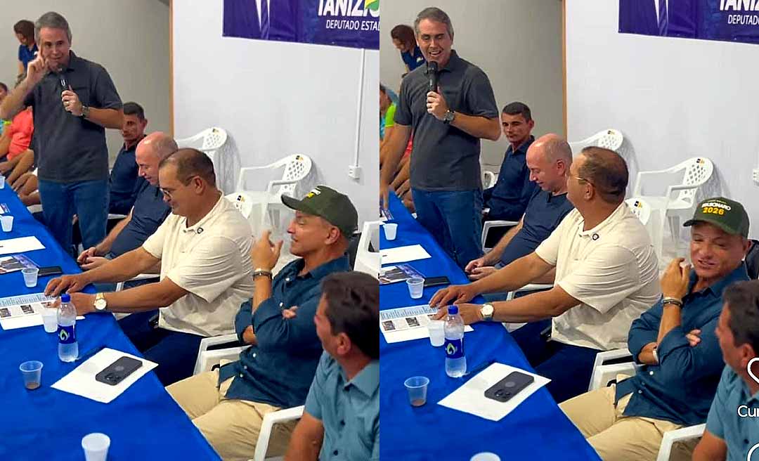 Como se fossem aliados, Bittar e Marcus Alexandre participam de evento político em Sena Madureira
