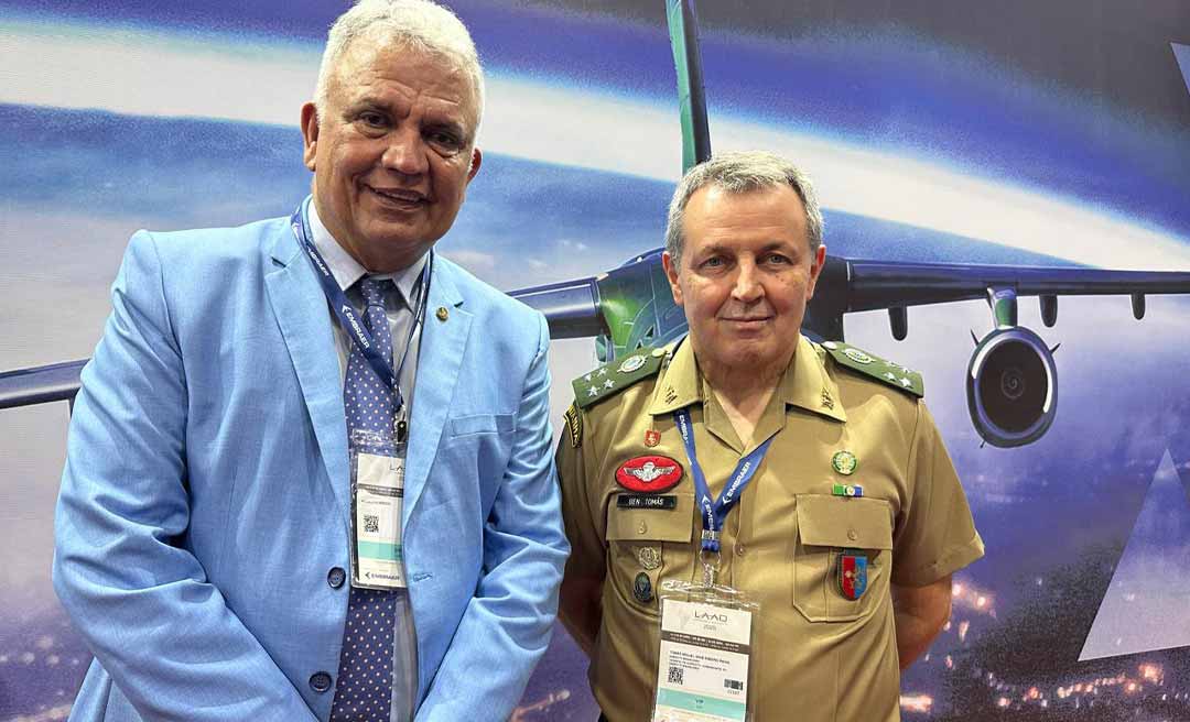 Petecão destaca segurança nas fronteiras durante maior feira de defesa da América Latina