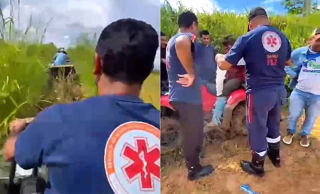 Operação conjunta resgata trabalhador pisoteado por boiada na zona rural de Manoel Urbano