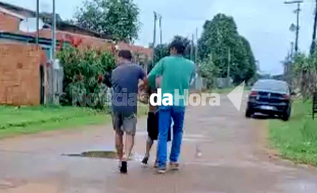 Trabalhador flagra ladrão furtando ‘makita’ em sua residência na madrugada, consegue detê-lo pela manhã e o entrega na Delegacia