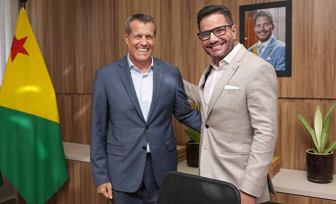 Em encontro com embaixador da Suíça, Gladson reforça Acre em “posição estratégica próxima ao Pacífico” e discute parcerias