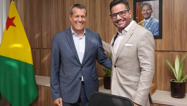 Em encontro com embaixador da Suíça, Gladson reforça Acre em “posição estratégica próxima ao Pacífico” e discute parcerias