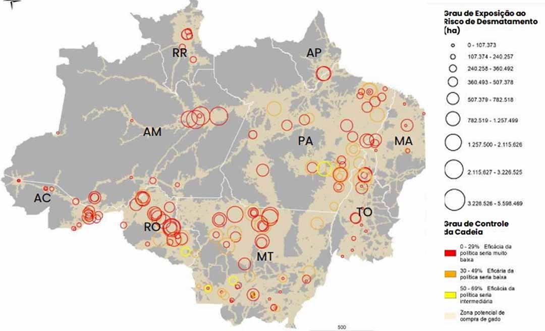 Frigoríficos do Acre obtêm nota zero com relação ao controle de fornecedores do boi para evitar o desmatamento