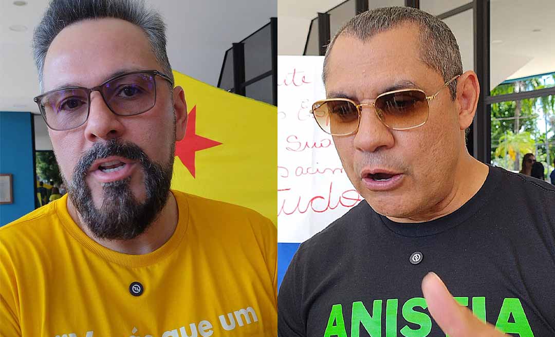 “Não houve tentativa de golpe. O que há é uma narrativa”, afirmam Alan Rick e Ulysses em ato pela anistia na Aleac