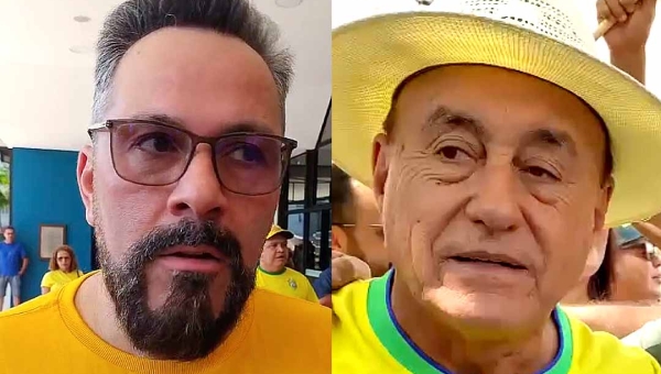 Intrigados, Alan e Bocalom participam de atos distintos pela anistia em Rio Branco