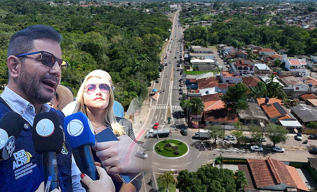 Gladson entrega recapeamento asfáltico e sinalização de trecho na avenida Antônio da Rocha Viana nesta segunda