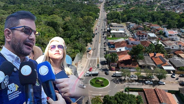 Gladson entrega recapeamento asfáltico e sinalização de trecho na avenida Antônio da Rocha Viana nesta segunda