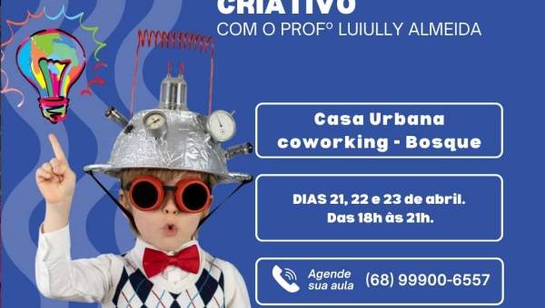 Oportunidade: Escola Beija-Flor e a Cia Cata-Ventos ofertam mais de 100 vagas em oficinas culturais gratuitas em Rio Branco