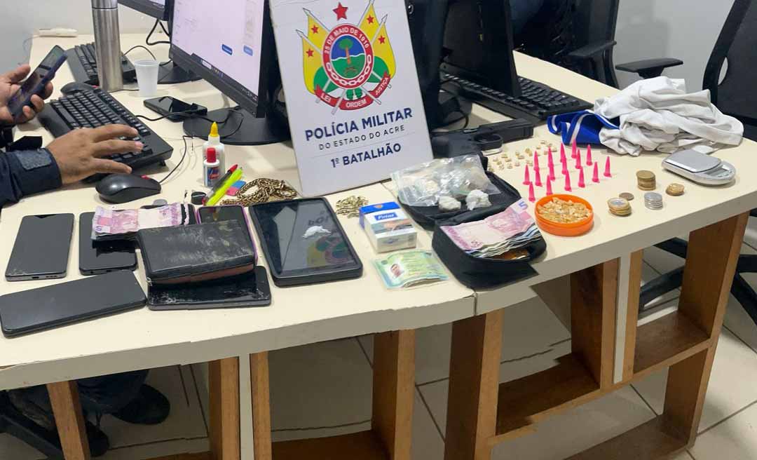 Após denúncia, PM prende quadrilha por roubo, tráfico de drogas e receptação
