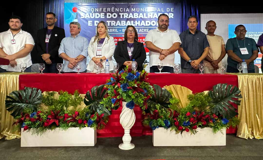 Prefeitura de Boca do Acre realiza 1ª Conferência Municipal de Saúde do Trabalhador