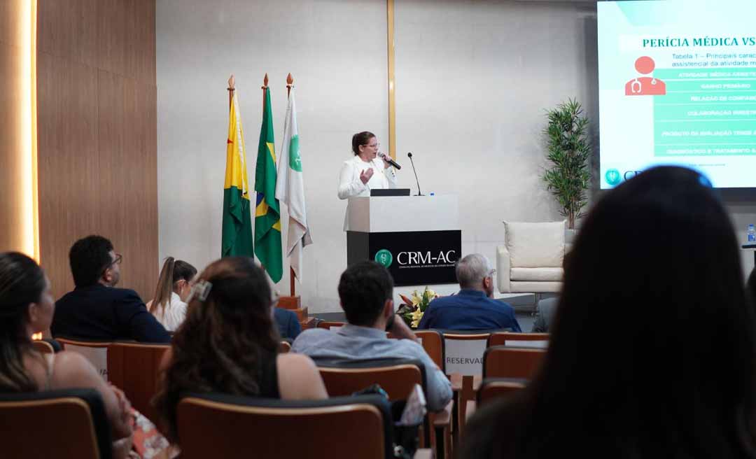 Especialistas debatem desafios da perícia médica no Acre durante seminário promovido pelo CRM-AC
