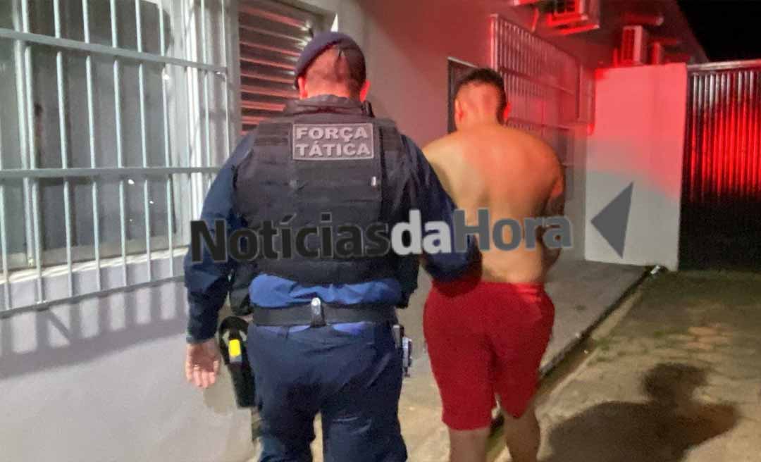 Polícia Militar prende homem com grande quantidade de drogas no bairro Airton Sena, em Rio Branco