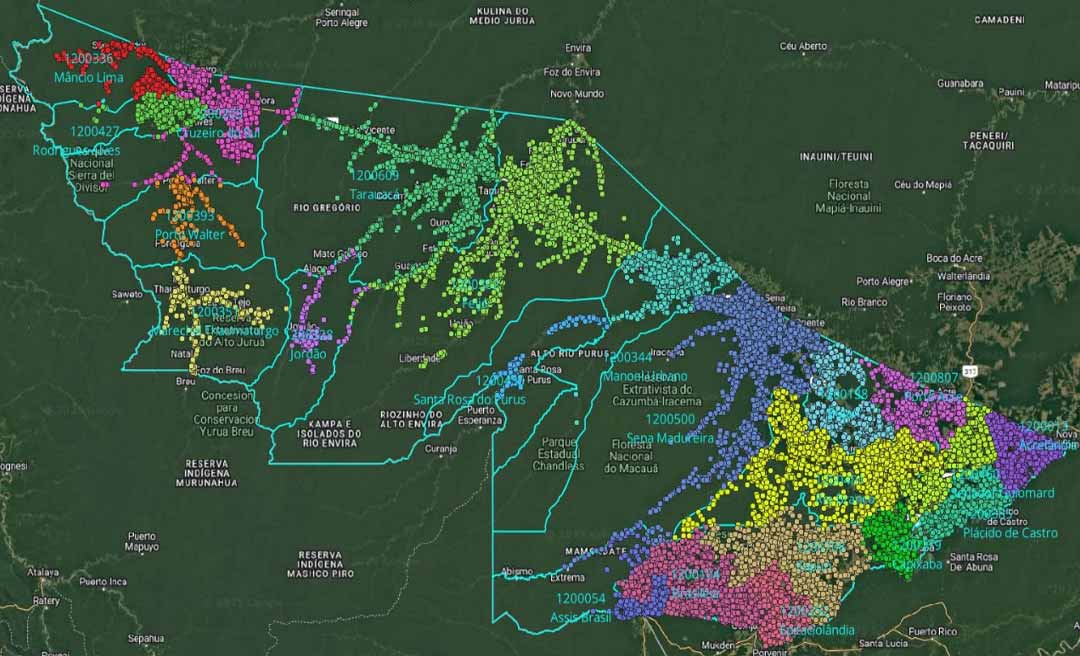 Das 53 mil propriedades rurais do Acre, apenas 2.260 tiveram processos relacionados ao CAR concluídos pelo Imac