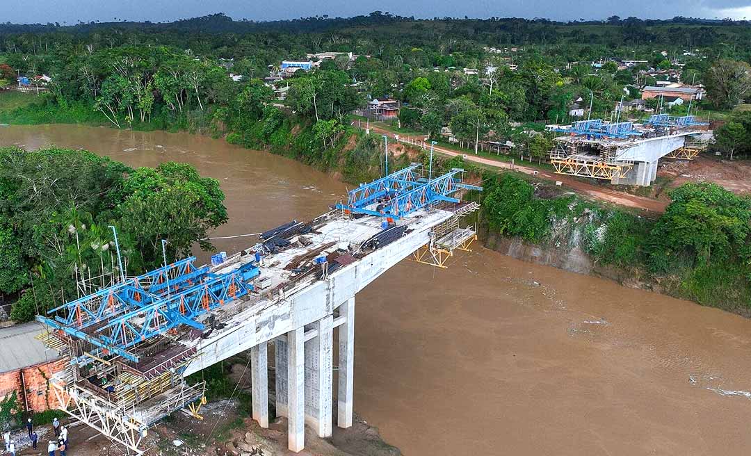 Ponte do Sibéria, em Xapuri, deve ser inaugurada em setembro, diz governo