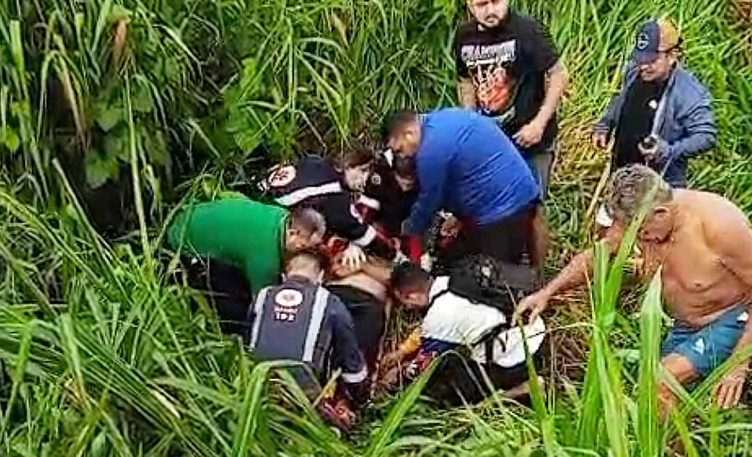 Família e amigos pedem doações de sangue para vigilante ferido em grave acidente na Via Verde, em Rio Branco