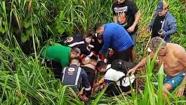 Família e amigos pedem doações de sangue para vigilante ferido em grave acidente na Via Verde, em Rio Branco