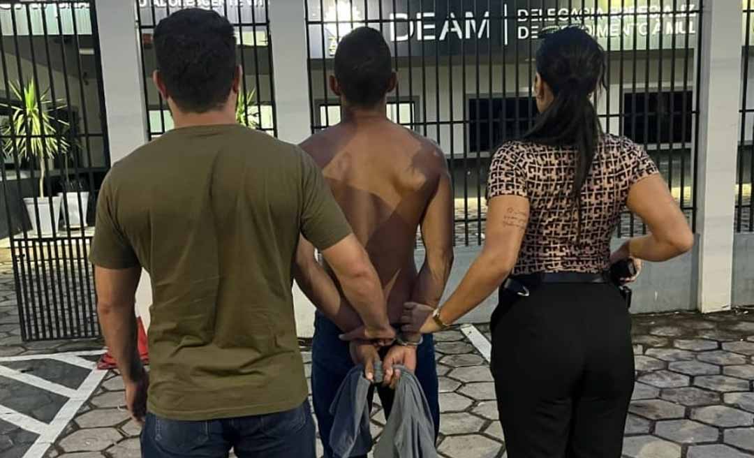 Polícia Civil prende homem por romper tornozeleira eletrônica e ameaçar ex-companheira em Rio Branco