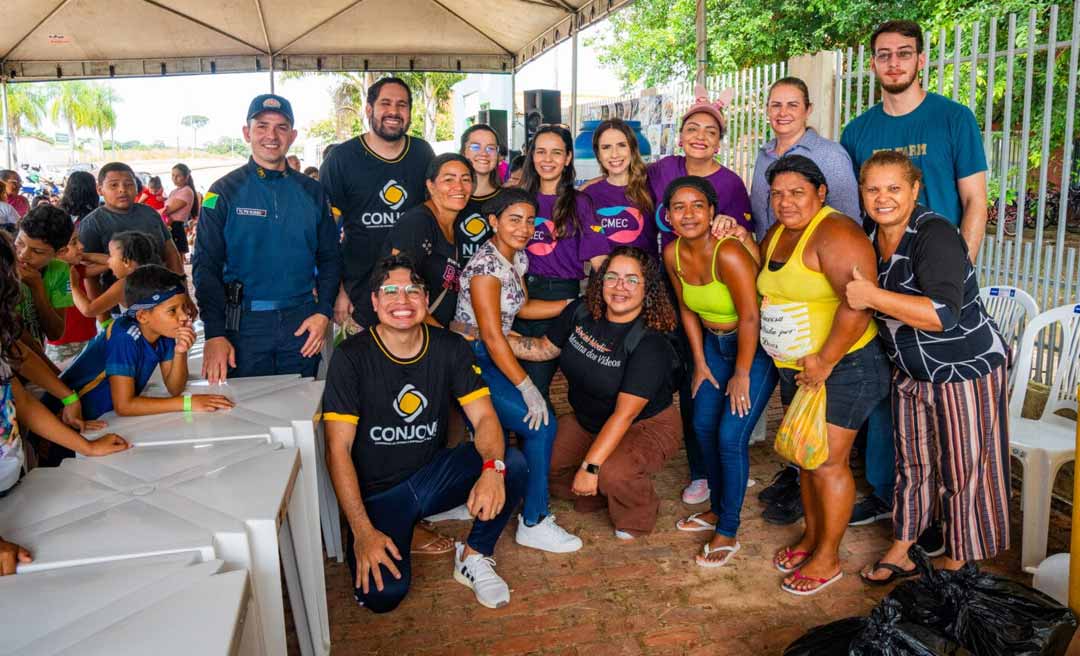 Comitiva da Cidadania leva lazer para mais de 500 crianças na Cidade do Povo