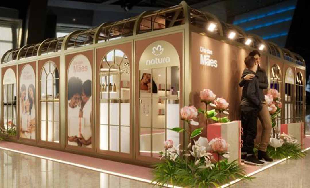 Para celebrar Dia das Mães, Natura cria espaços perfumados para transformar amor em presente em shoppings pelo Brasil
