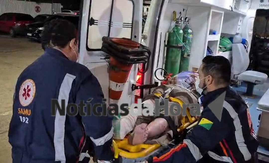 Idoso é atropelado pela segunda vez em menos de um mês em faixa de pedestres na rua Rio de Janeiro, em Rio Branco