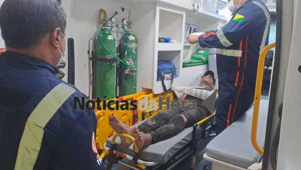 Homem é brutalmente espancado com barra de ferro por membros de facção criminosa no Preventório, em Rio Branco