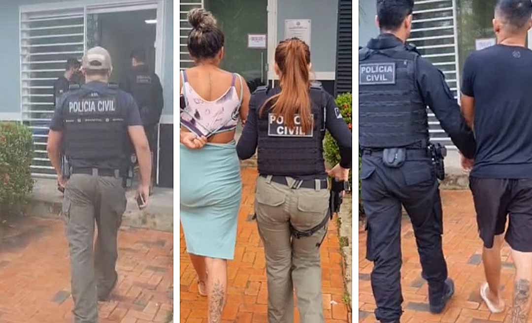 Em Feijó, Polícia Civil prende quatro pessoas em operação contra organização criminosa e tráfico de drogas