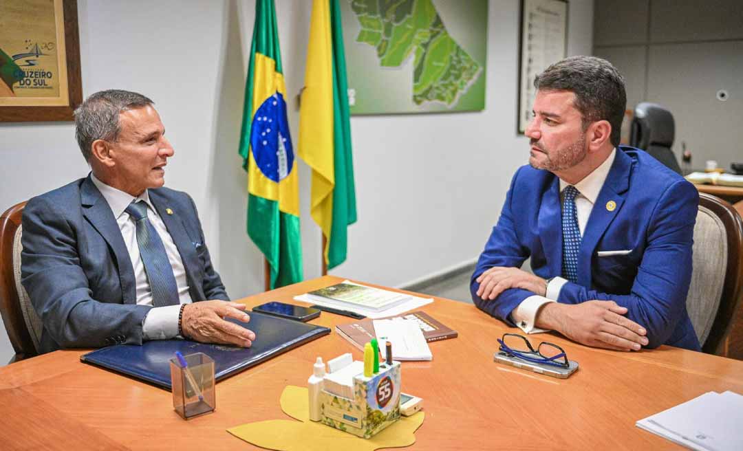 Em Brasília, Gladson Camelí busca recursos para a execução de obras de infraestrutura no Acre