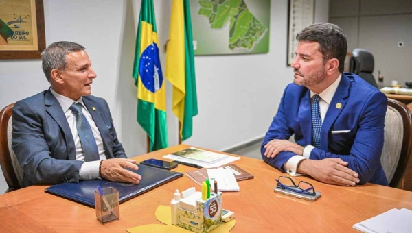 Em Brasília, Gladson Camelí busca recursos para a execução de obras de infraestrutura no Acre