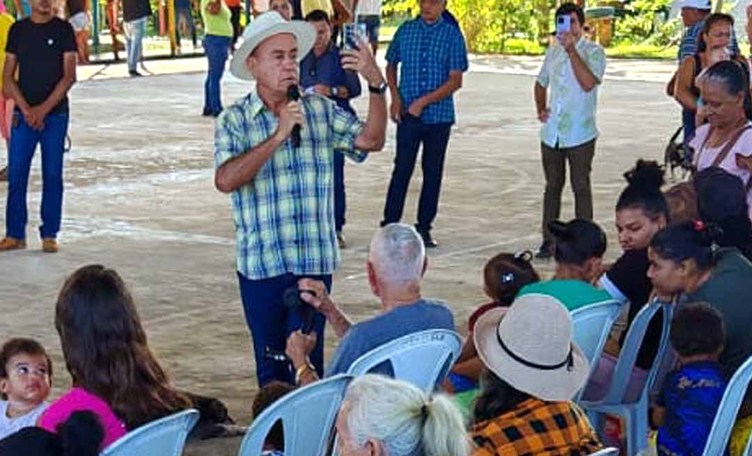 Prefeitura de Rio Branco intensifica apoio à zona rural com entrega de sacolões na Vila Verde
