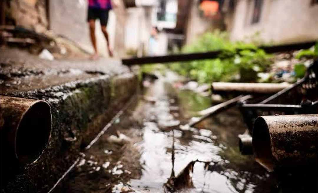 63,27% dos domicílios acreanos não estão conectados à rede de esgoto, alerta IBGE