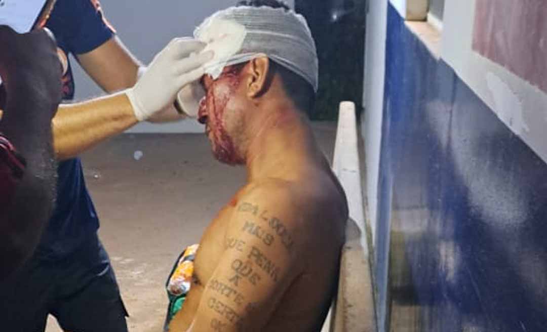 Homem sofre agressão com taco de sinuca na cabeça após briga em bar na zona rural de Porto Acre