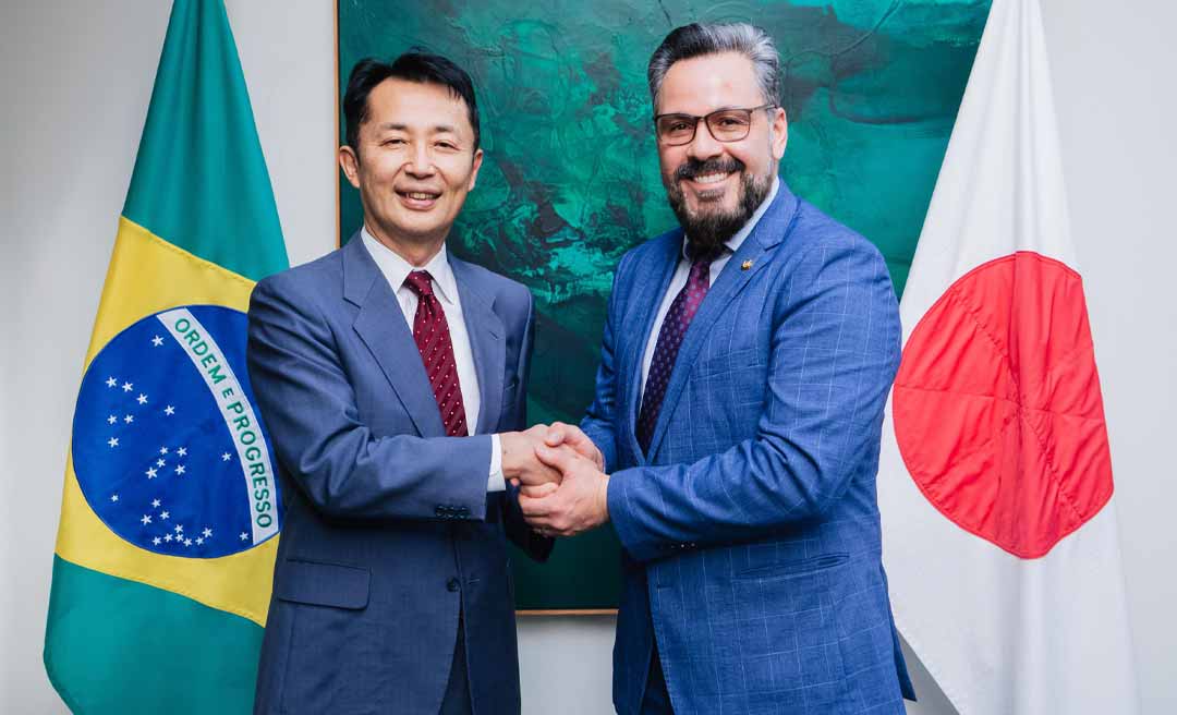 Senador Alan Rick visita Embaixada do Japão e propõe cooperação técnica e parceria em mitigação de desastres naturais na Amazônia