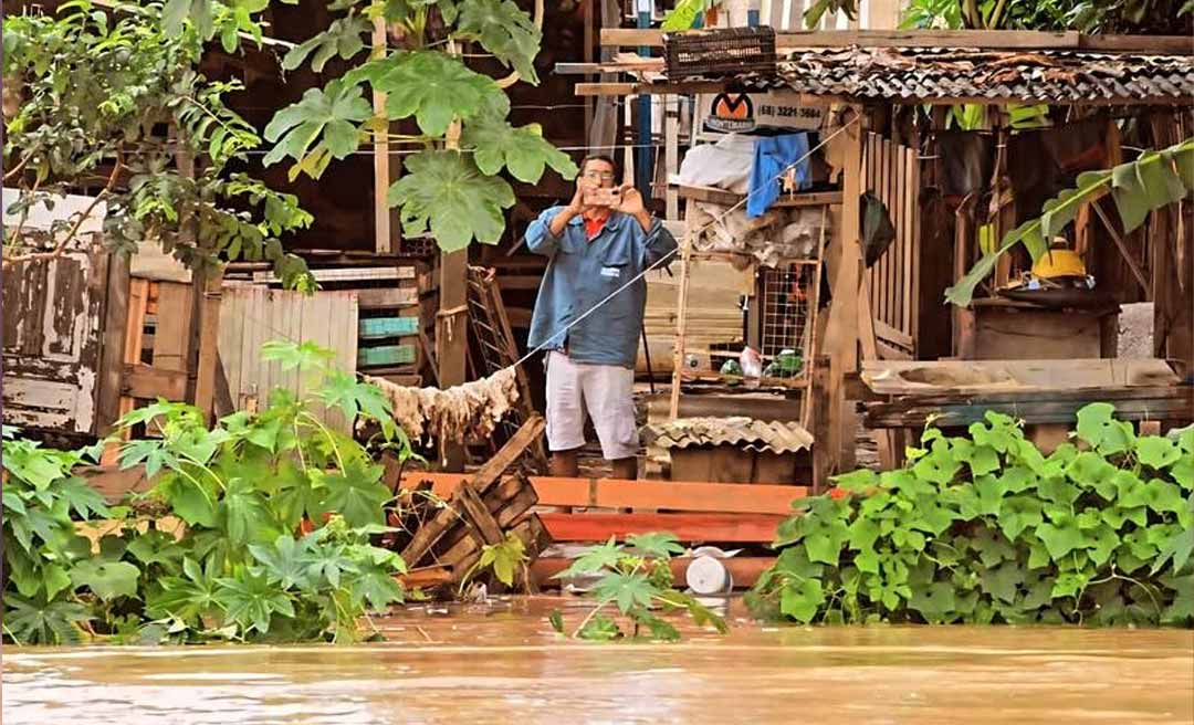 Caixa libera saque do FGTS por calamidade para moradores atingidos pela cheia do Rio Acre na Capital